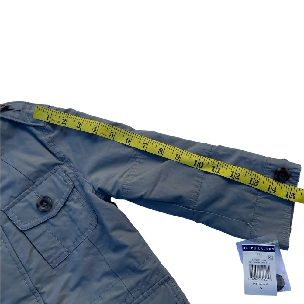 POLO RALPH LAUREN KID’S FIELD 
JACKET SIZE YOUTH SMALL (5) GREY - Picture 8 of 15